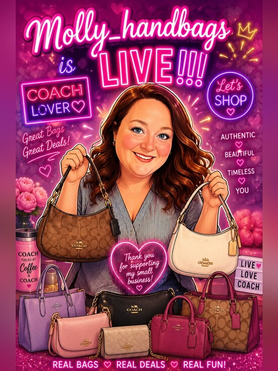 Handbags - molly_handbags is LIVE! Wednesday @ 6:30pm CST